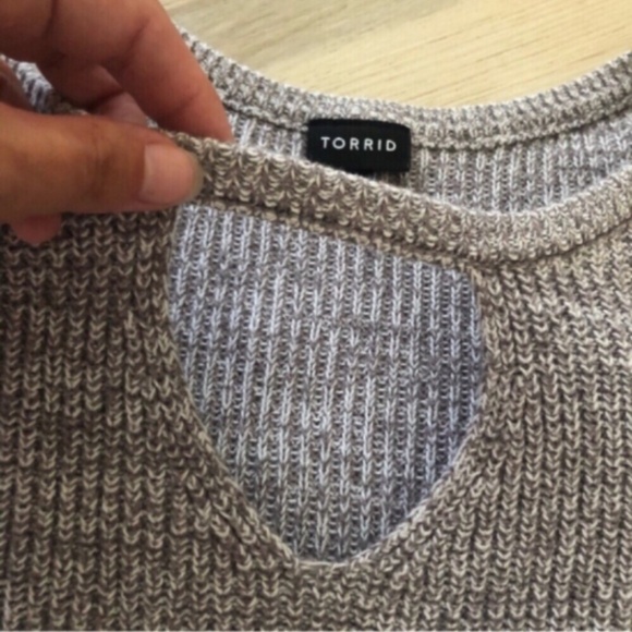 Torrid Knit Sweater with Keyhole Front - Picture 3 of 8